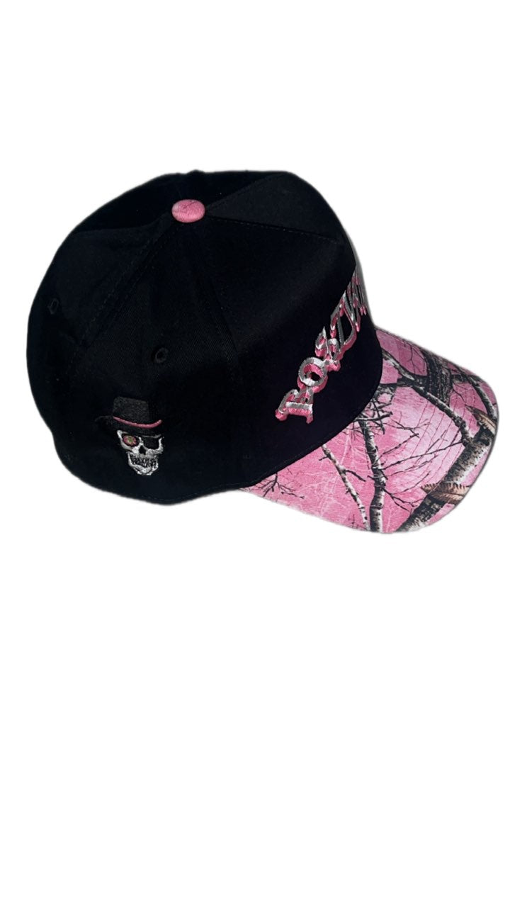 BoszVaibz camo pink/black hat
